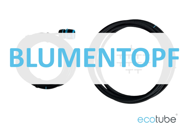 ecotube HOME Perlschlauch Bewässerung - Blumentopf 5er SET
