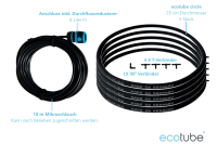 ecotube HOME Perlschlauch Bewässerung - Blumentopf...