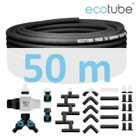 ecotube HOME Perlschlauch 50 m Set – Wassersparende...