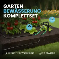 ecotube HOME Perlschlauch 50 m Set – Wassersparende Gartenbewässerung