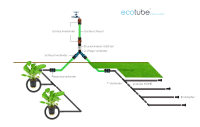 ecotube HOME 50 m soaker hose irrigation SET